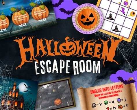 Escape From the Haunted House Halloween Escape Room - Etsy