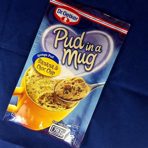 New Dr. Oetker’s Pud In A Mug Banana And Choc Chip Review - Claire Justine