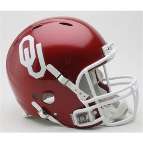 Riddell NCAA Oklahoma Sooners Authentic Revolution Full Size Football Helmet