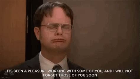 The Office Dwight GIF - The Office Dwight Farewell - Discover & Share GIFs