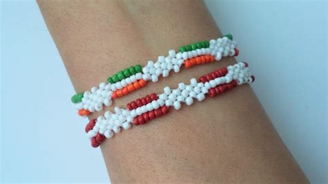 Easy beaded bracelet tutorial. Beginners beading bracelets. Beading ...