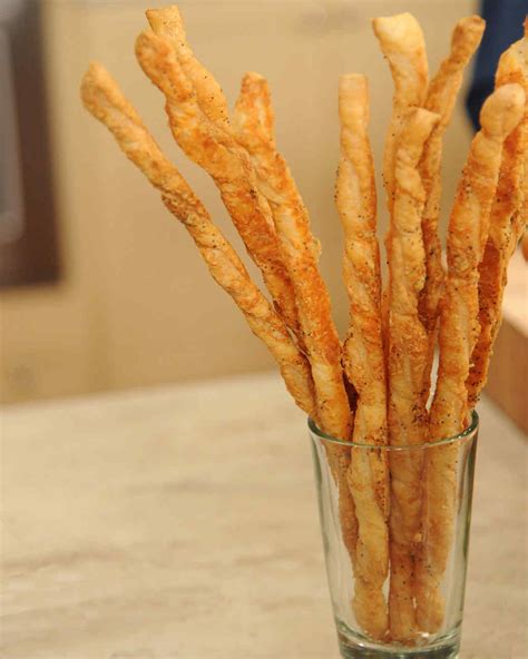 French Cheese Straws Recipe & Video | Martha Stewart