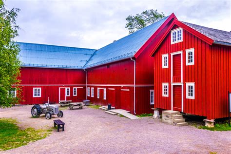 View of a traditional farmhouse in the Norwegian Folk Museum in Oslo - Nordic Experience