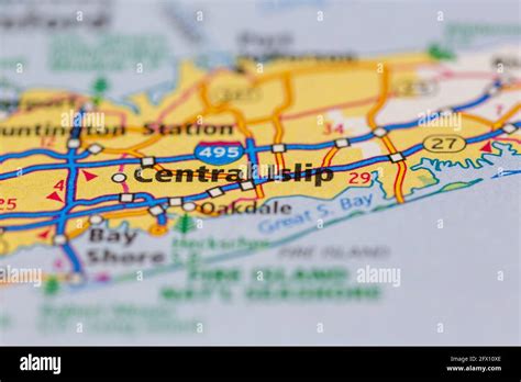 Central islip new york map hi-res stock photography and images - Alamy