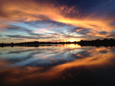 Sunset On Lake Merritt, Texas