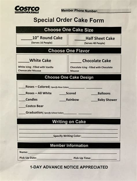 How to Order a Cake from Costco