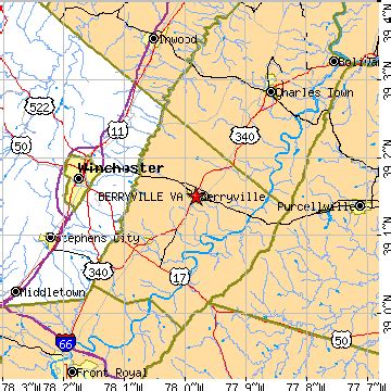 Berryville, Virginia (VA) ~ population data, races, housing & economy