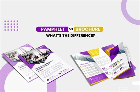 Pamphlet Vs Brochure | Difference Between Brochure Vs Pamphlet