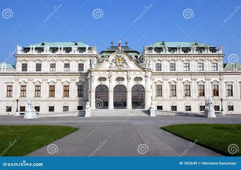 Belvedere Castle Vienna stock image. Image of enchanting - 303649