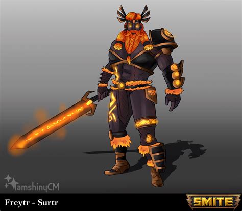 Freytr - Surtr skin concept : r/Smite