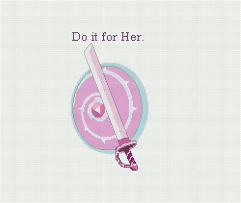 Do It for Her Steven Universe Rose Quartz Pearl Garnet Amythest Crystal Gems Cross Stitch PDF ...