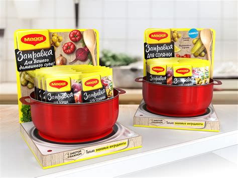 Maggi soup set on Behance