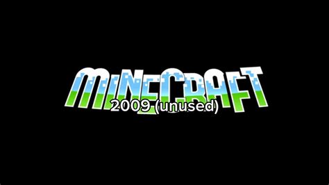 minecraft logo evolution - YouTube