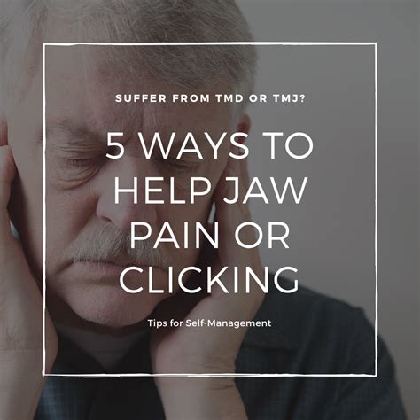 5 Ways To Help Jaw Pain Or Clicking - Causes and Treatments