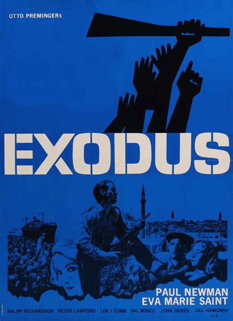 “Exodus” Vintage Movie Poster Directed by Otto Preminger (1960 ...