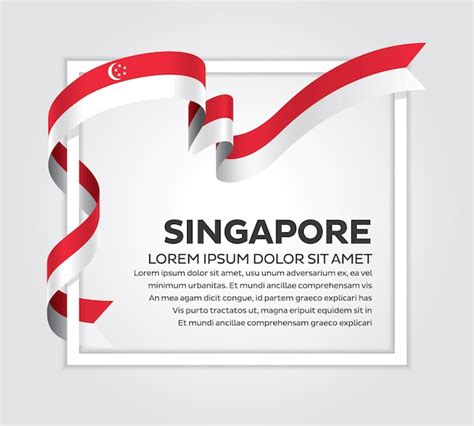 Premium Vector | Singapore flag vector