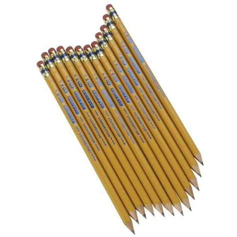 41209 The Write Dudes Premium No. 2 Wooden Barrel Pencils - #2, HB ...