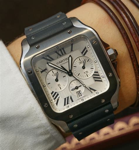 Cartier Santos Chronograph Watch New For 2019 Hands-On | aBlogtoWatch