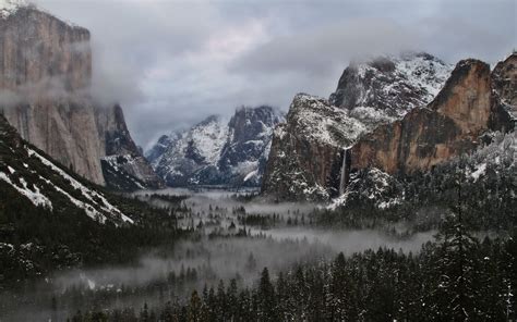 Free Yosemite Wallpapers - Yosemite Valley in Winter