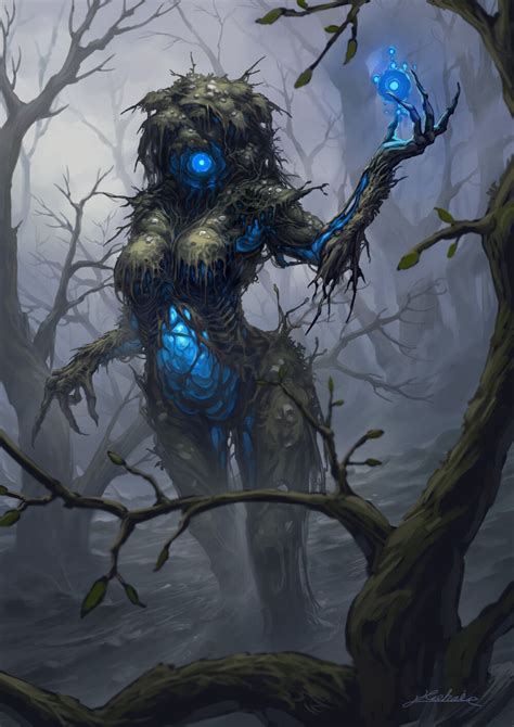 Swamp Treefolk, Kohei Hayama on ArtStation at https://www.artstation ...