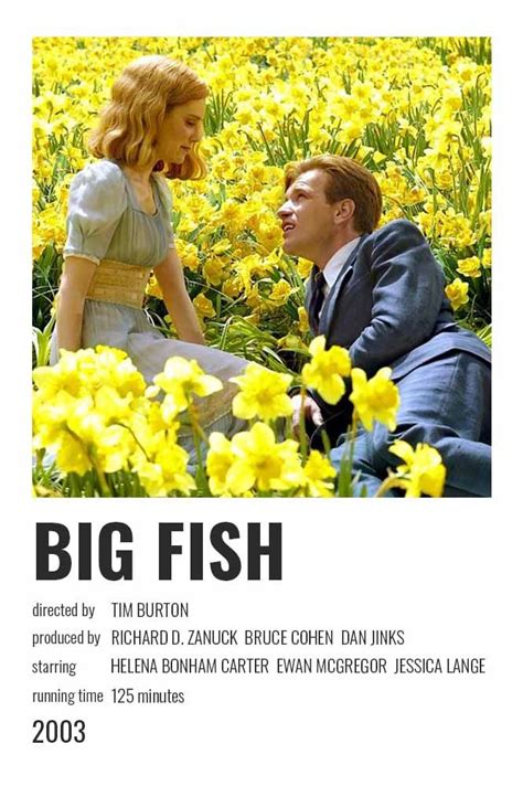 Big Fish Polaroid Poster | Film posters minimalist, Inspirational movies, Movie poster wall