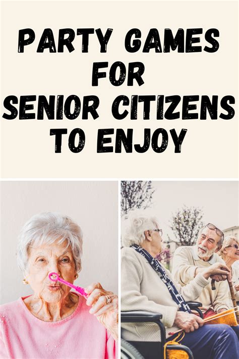 18 Party Games for Senior Citizens to Enjoy - Peachy Party | Games for senior citizens, Senior ...