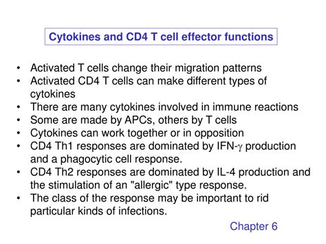 PPT - Cytokines and CD4 T cell effector functions PowerPoint ...