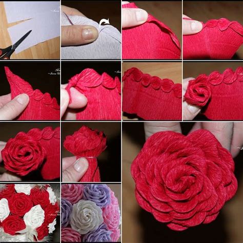 Try These Unique and Creative Crepe Paper Roses