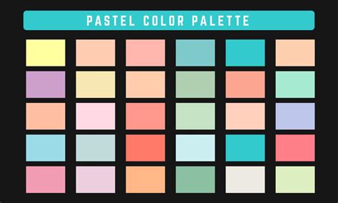 Pastel Color Palette Vector Art, Icons, and Graphics for Free Download