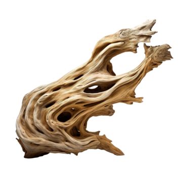 Teak Driftwood Sculpture Ai Generative, Sculpture, Teak, Driftwood PNG ...