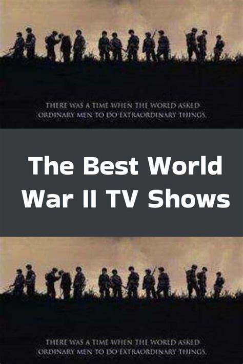 The best world war ii tv shows – Artofit