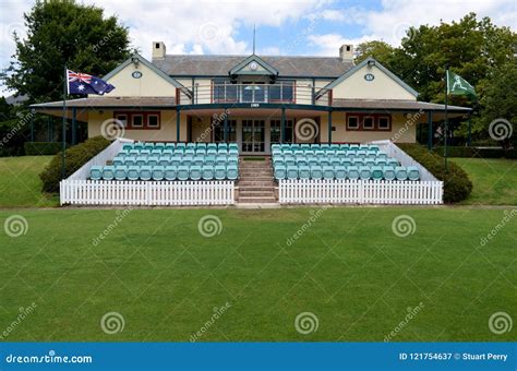 Donald Bradman Cricket Oval Pavilion in Bowral NSW Australia Editorial ...