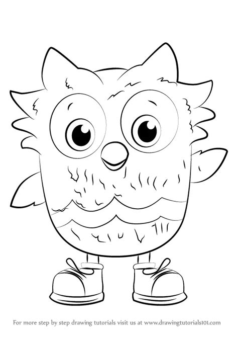 Learn How to Draw O the Owl from Daniel Tiger's Neighborhood (Daniel ...