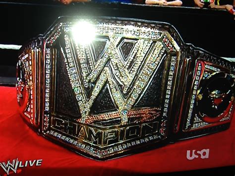 Photo: The New WWE Championship Belt Unveiled - Wrestlezone