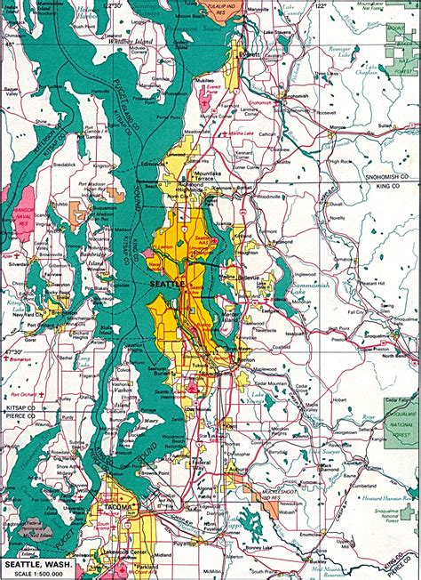 Maps: Usa Map Seattle