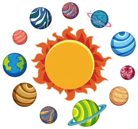 Cartoon Planets Clipart Free