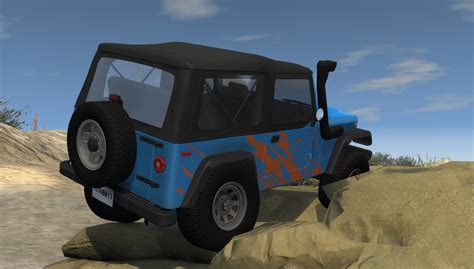 Beta - BeamNG Off Road Open Desert Trails 4096x4096 | BeamNG