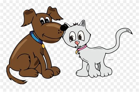 Cartoon Dog And Cat Clipart Png Transparent Png (#3900756) - PinClipart