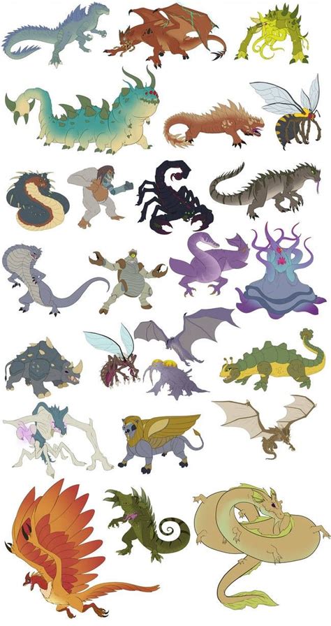 Godzilla monster identification chart – Artofit