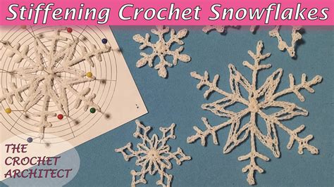 Stiffening Crocheted Snowflakes made Easy – The Crochet Architect