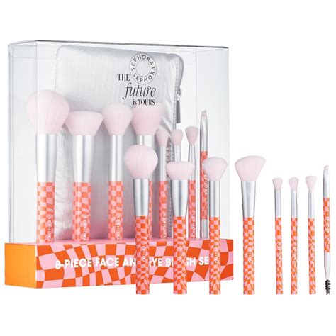 8-Piece Face and Eye Brush Set - SEPHORA COLLECTION | Sephora