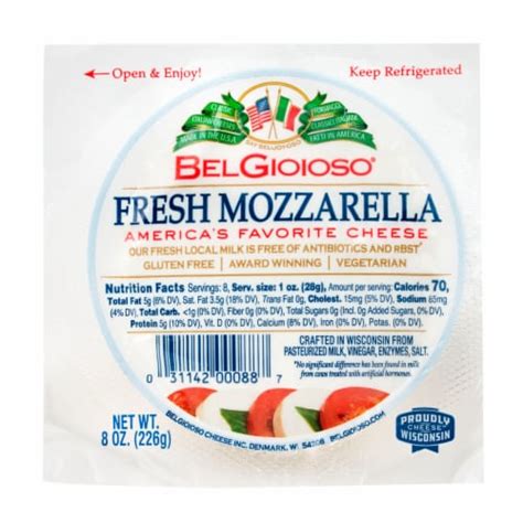 BelGioioso Fresh Mozzarella Cheese, 8 oz - Fry’s Food Stores