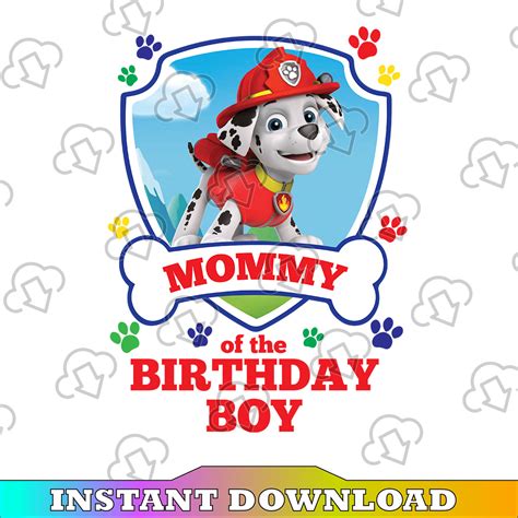 Personalized Name And Ages, Paw Patrol Chase Birthday Png, P - Inspire ...