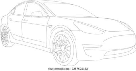 Tesla 3: Over 20 Royalty-Free Licensable Stock Vectors & Vector Art ...