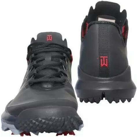 Nike Tiger Woods TW13 2013 Golf Shoes Black/Varsity Red 10.5 Medium ...