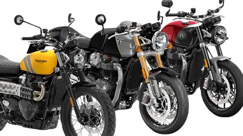 Triumph Thruxton RS, Speed Twin, And Scrambler Become More Attractive ...