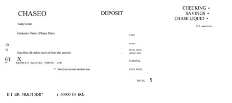 Deposit Slip Template Download | Download Bank Deposit Slip Template – Excel Spreadsheet ...