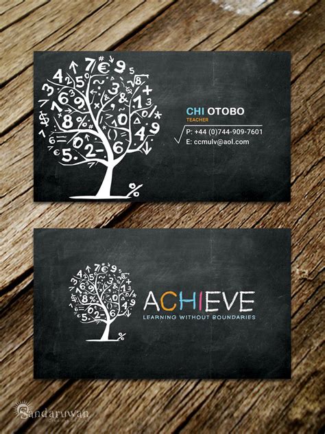 Bold, Modern, Tutoring Business Card Design for a Company by Sandaruwan | Design #13623338