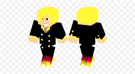 Black Leg Sanji Minecraft Skin Hub - Sanji One Piece Minecraft Skin Png ...