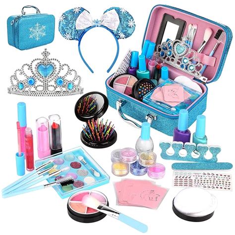 Buy Bukm Kids Makeup Kit for Girls, Washable Makeup Kit for Kids, Real ...